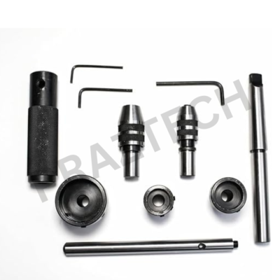 Lathe Tailstock Threading & Tapping, Tap Die Holder set Tool