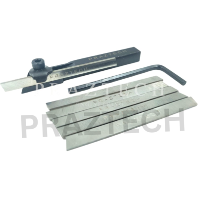 Mini Lathe Parting Cut off Tool Holder with High Speed Steel Blades